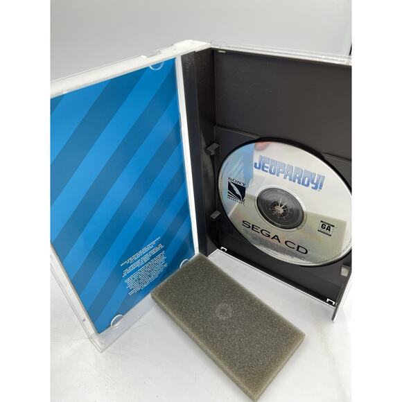 Jeopardy (Sega CD, 1994) Complete CIB, Excellent Disc - Picture 6 of 8